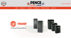 Desktop Screenshot of penceheatingandcooling.com